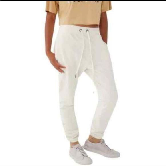 Human Nation Sweatpants Jogger Bone NWOT size Medium (b17) - Picture 2 of 10